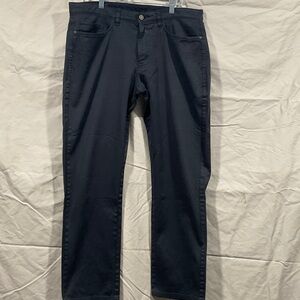 Johnston & Murphy Men's Dark Blue Jeans